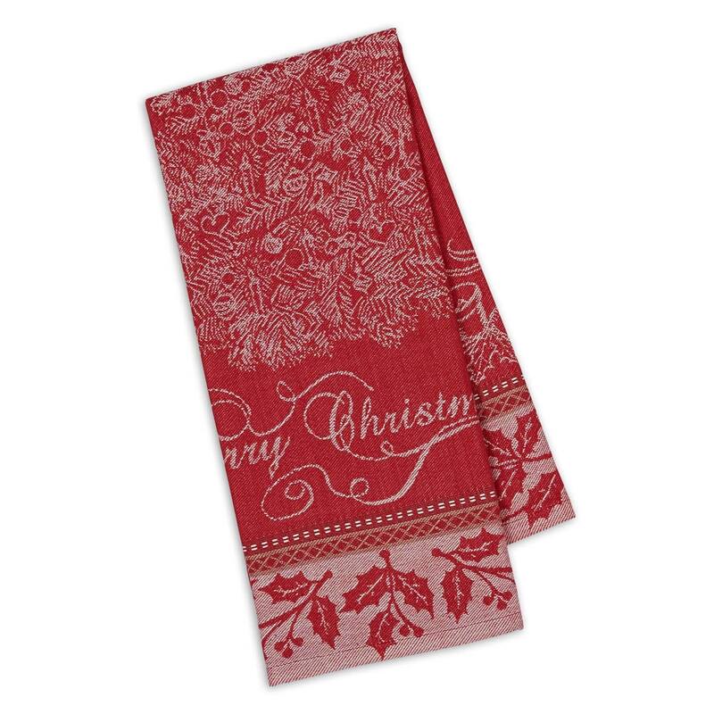 DII Assorted Christmas Printed Dishtowel