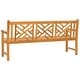 preview thumbnail 8 of 7, Chic Teak Chippendale Outdoor Teak Wood Patio & Garden Triple Bench