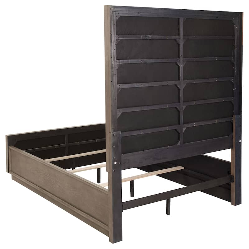 Durango Panel Bed Taupe Oak