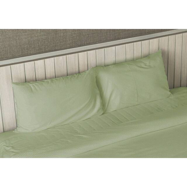 King Size Luxury Comfort 1800 Series 4-piece Bed Sheet Set - Green