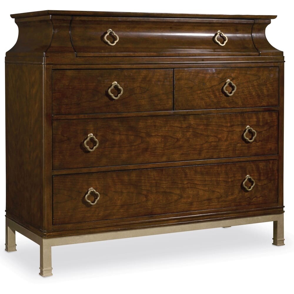 Shop Hooker Furniture 5336 90011 50 Inch Wide 5 Drawer Rubberwood