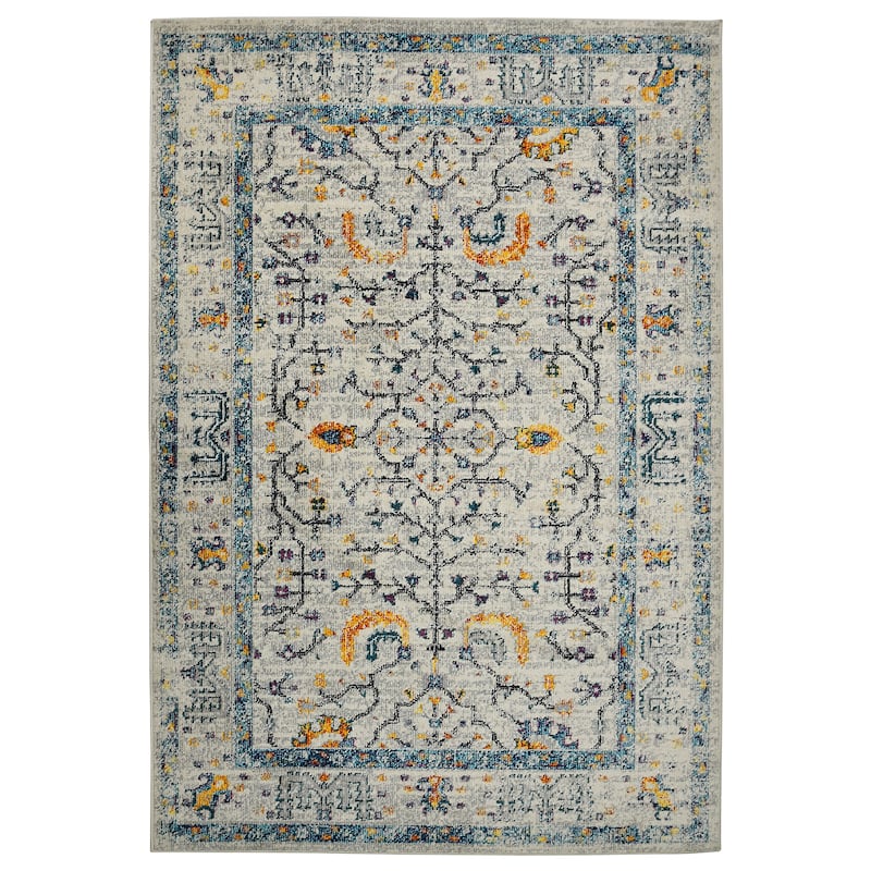 Marissa Mae Polypropylene Persian Boho Chic Rug