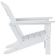 preview thumbnail 39 of 96, Altura Classic Outdoor Eco-Friendly All Weather Adirondack Chairs with Side Table (3-Piece Set)