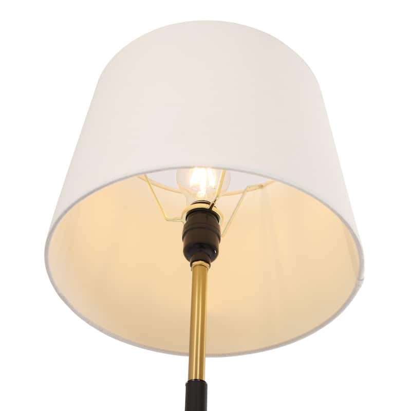 57.8" Mid-Century Metal Floor Lamp, Brass Lamps with Dimmer Switch