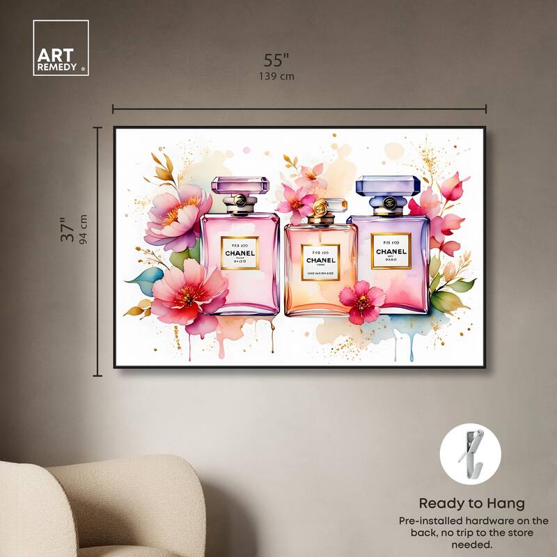Floral Fragrance Canvas by Art Remedy
