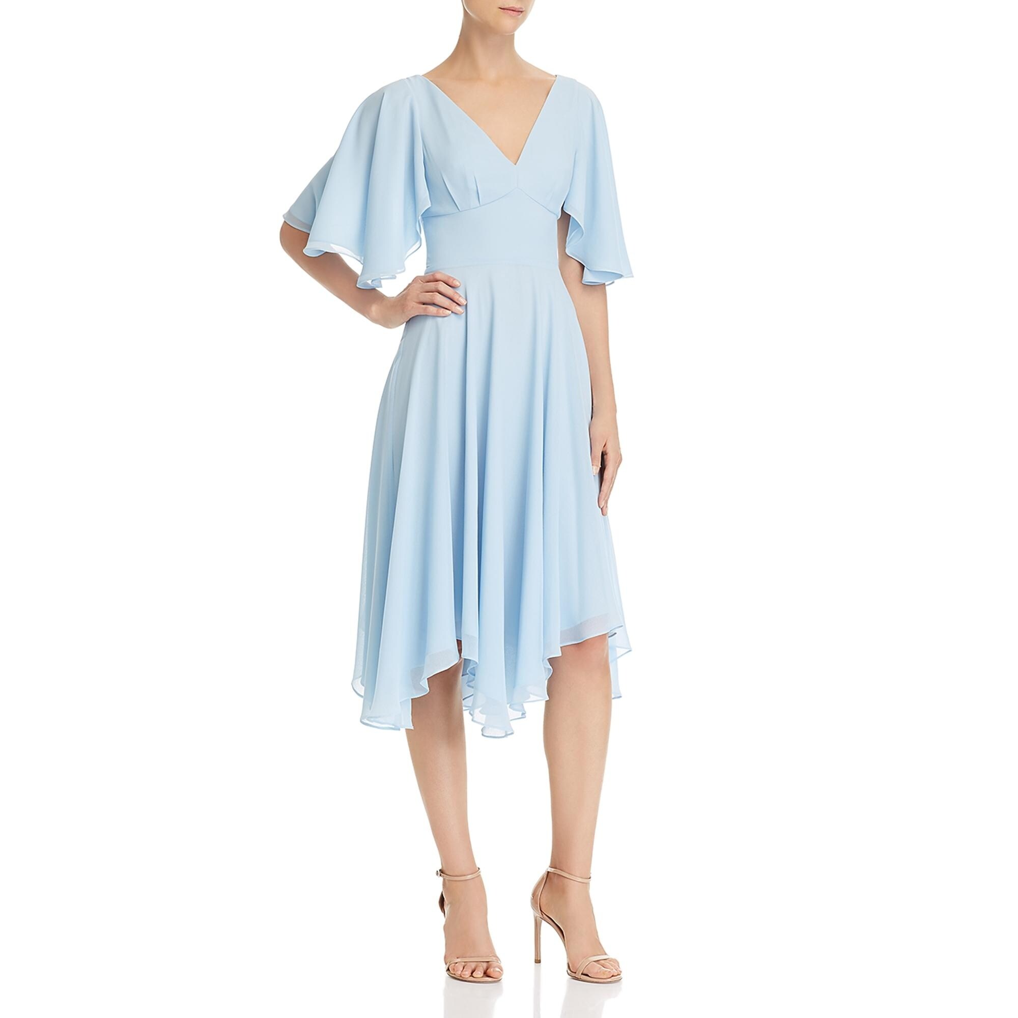 pale blue party dress