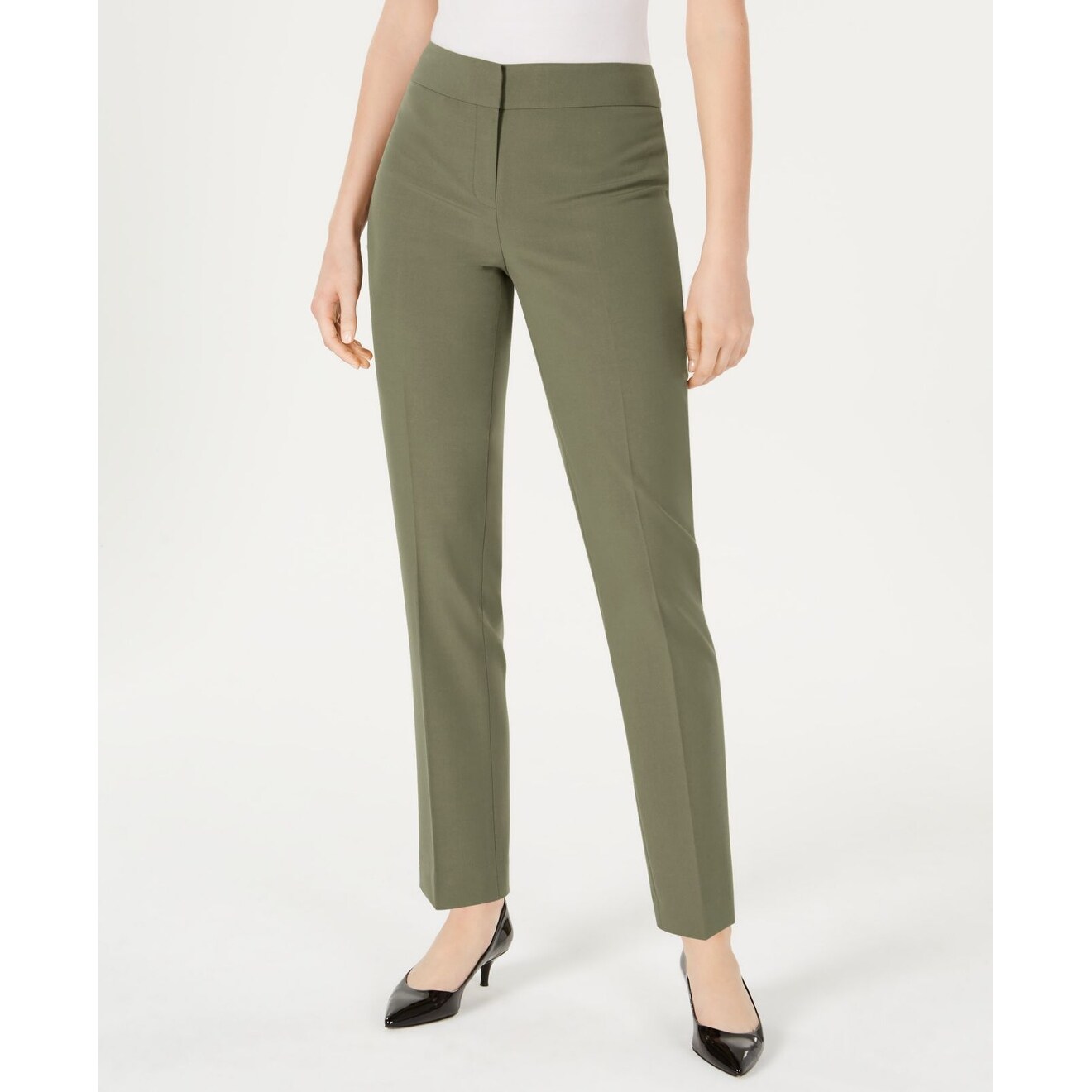 green formal pants womens