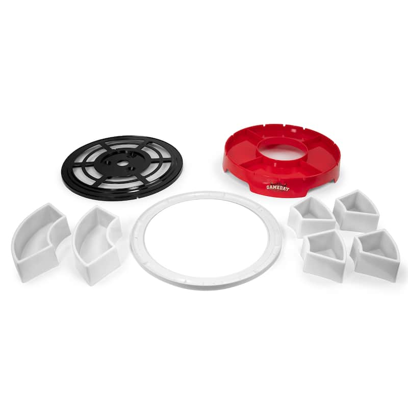 Game Day Lazy Susan Appetizer Server