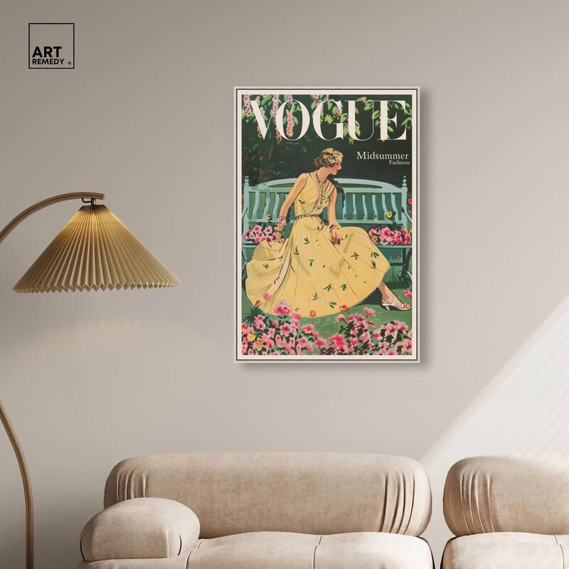 Midsummer Fashion Cover Canvas by Art Remedy