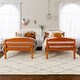 preview thumbnail 75 of 79, Walker Edison Solid Wood Twin Size Bunk Bed with Trundle