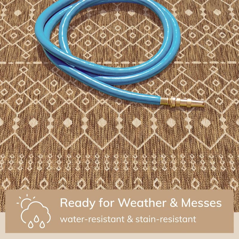 Well Woven Medusa Nord Indoor Outdoor Area Rug