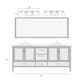 preview thumbnail 51 of 52, Fora Modern Farmhouse 3/4-Light Bathroom Vanity Lights Glass Wall Sconces