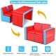 preview thumbnail 9 of 9, Gymax Multi-functional Kids Sofa Table Chair Set Couch Storage Box
