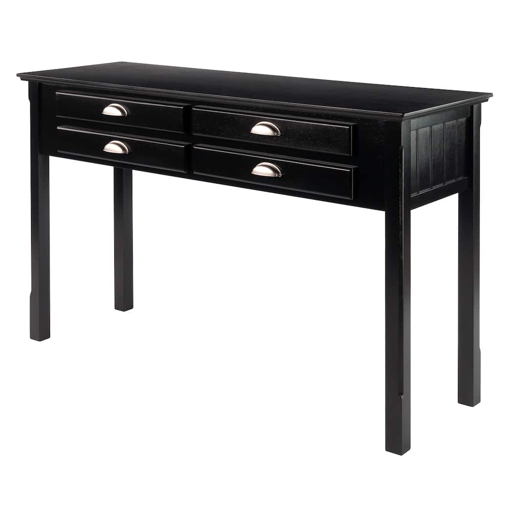 Timber ConsoleTable, Black - 47.56 x 15.98 x 29.06 inches
