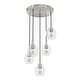 preview thumbnail 2 of 10, Hunter Maple Park Round Cluster Ceiling Light- Kitchen Island, Dining Room, Entry - Modern Farmhouse, Contemporary, Transitional