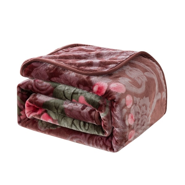 Printed Rachel Plush Blanket 75