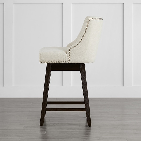 Spruce & Spring Oliver Counter Height Swivel Barstool Set - On