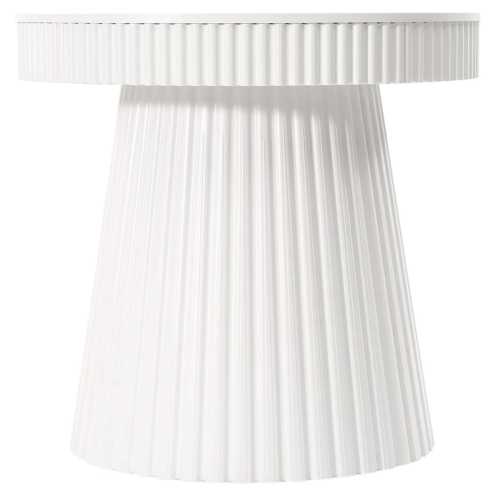 Modern Dining Table for 2-4 People, Small Round Kitchen Table