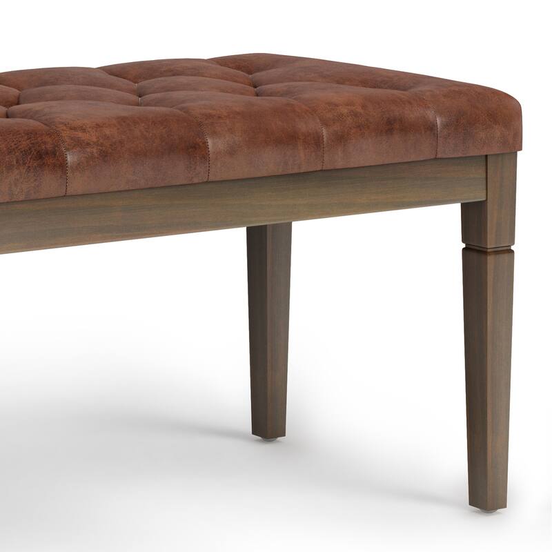 WYNDENHALL Hopewell 48 inch Wide Traditional Rectangle Ottoman Bench