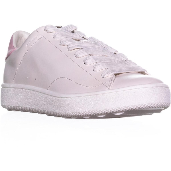 coach c101 low top sneaker pink