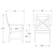 preview thumbnail 10 of 20, Cambridge Casual West Lake 6-piece Patio Dining Set