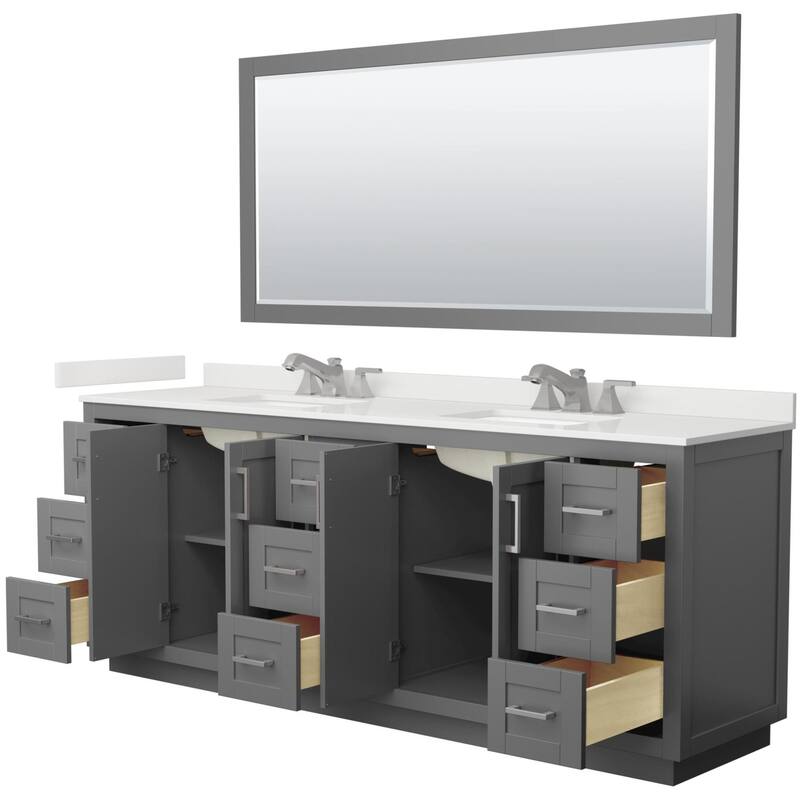 Wyndham Collection WCF292984D-QTZ-US3M70 Miranda 84" Free Standing
