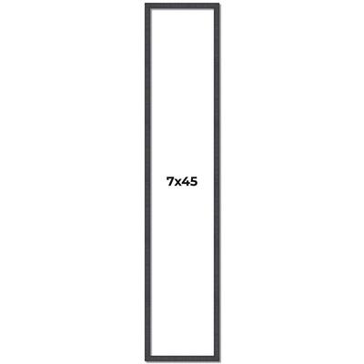 7x45 Frame Brown Picture Frame - Complete Modern Photo Frame Includes