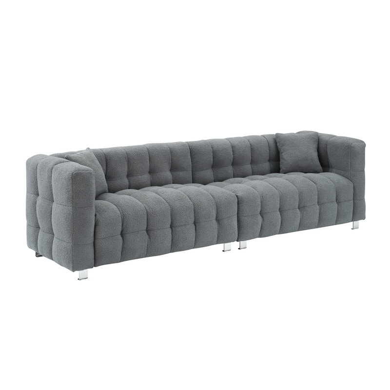 102'' Velvet Sofa Large Sofa（New）