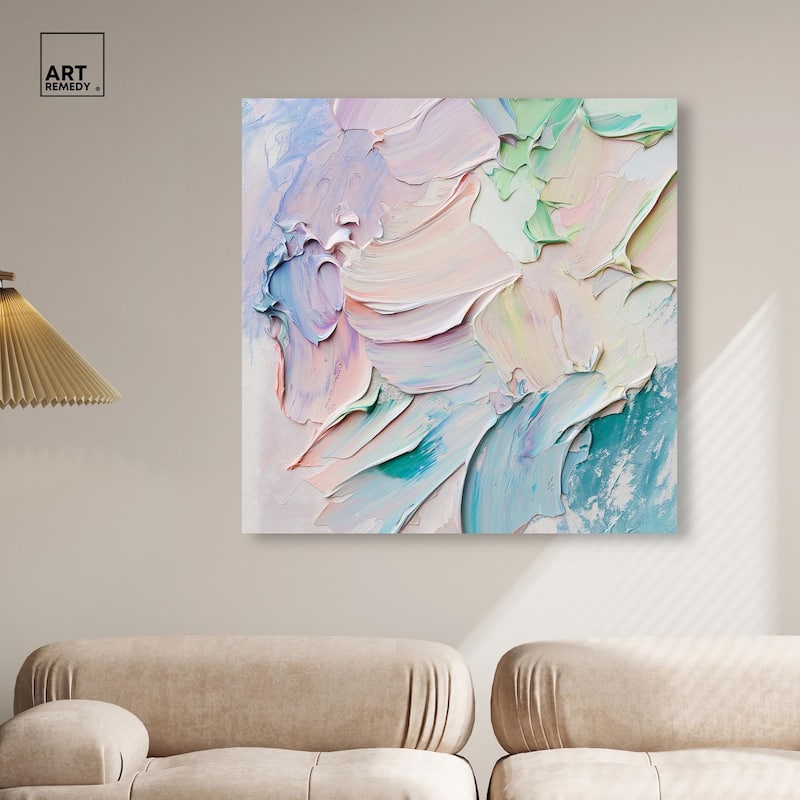 Flowing Mousse I Canvas by Art Remedy, Gallery Wrapped