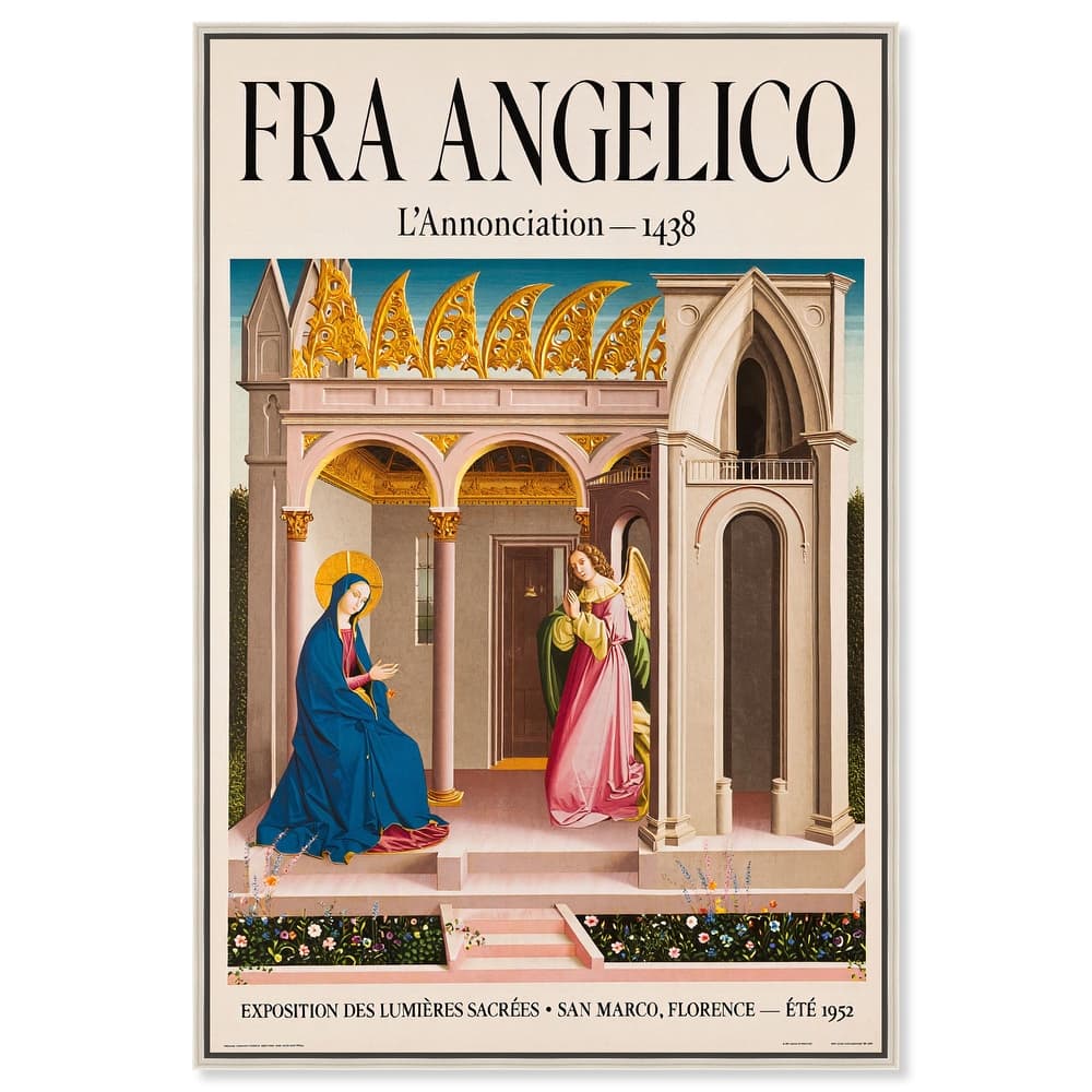 Angel's Visit to Mary Canvas by Art Remedy