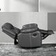 preview thumbnail 23 of 27, Wide Seat Durable Leather Massage and Heat Recliner