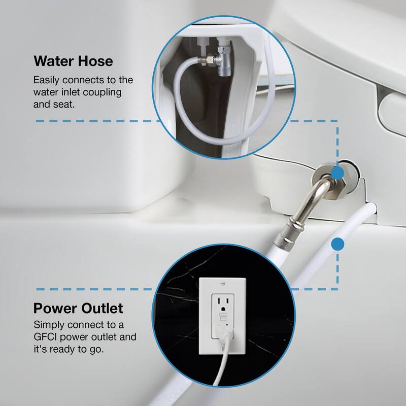 Ove Decors 1.28 GPF Wall Mounted One Piece Elongated Toilet � Seat