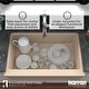 preview thumbnail 16 of 65, Karran Farmhouse/Apron-Front Quartz Single Bowl Kitchen Sink Kit