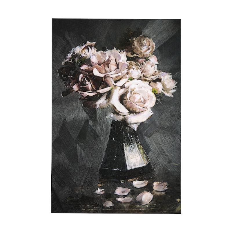 Still Life Flowers IV (40 x 60) Canvas Art Print - Large