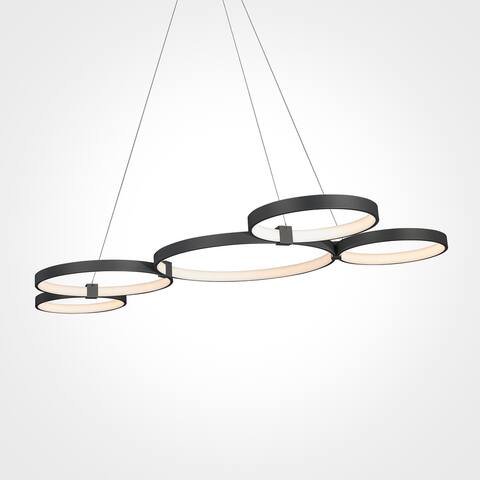 VONN Lighting Capella 50-inch Integrated LED Multi-Ring Adjustable Chandelier