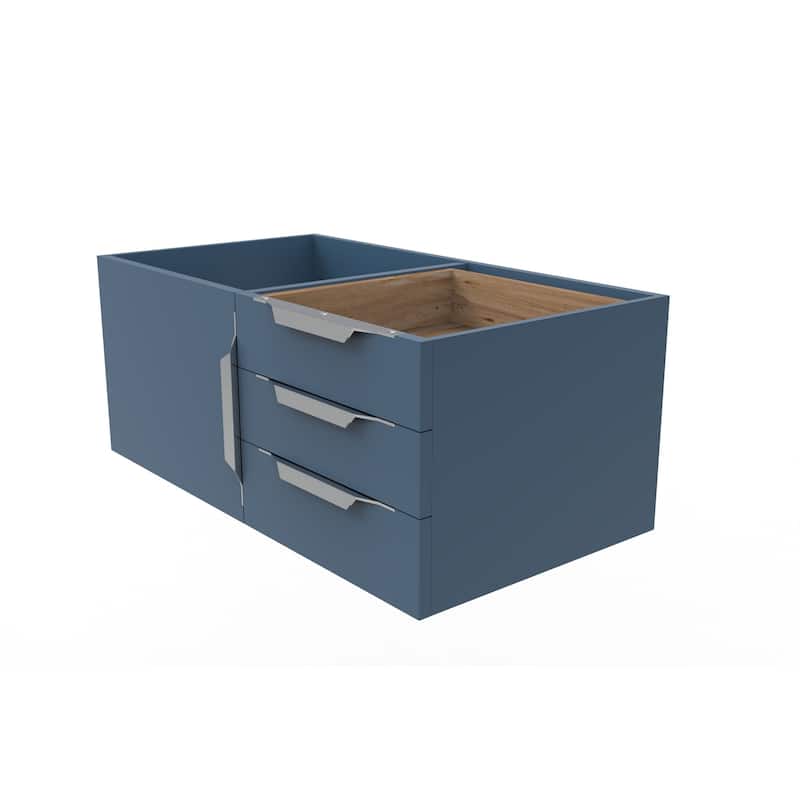 Alpine 36" Wall Mounted Bathroom Vanity (Base Only)