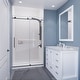preview thumbnail 32 of 36, ANZZI Leon Brushed Nickel 48" x 76" Frameless Sliding Shower Door