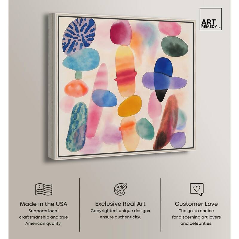 Dissolving Hues Canvas by Art Remedy
