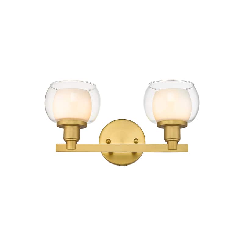 Innovations Lighting Cairo 2 Light 15" Bath Vanity Light - Satin Gold