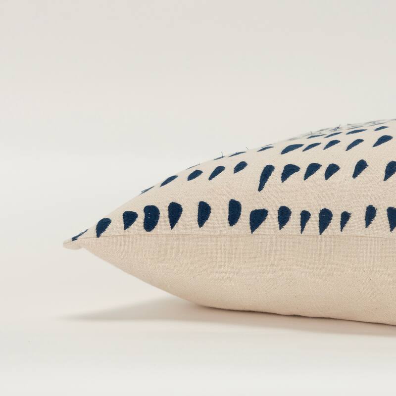 Rizzy Home Transitional Down Filled Decorative Pillow 14"x26"