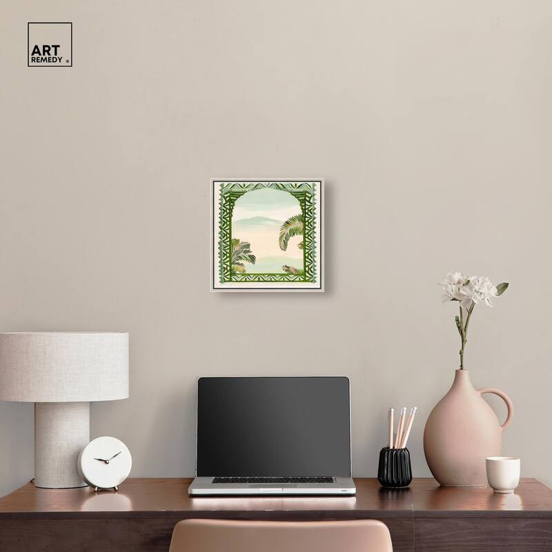 Palm View Vista Canvas by Art Remedy