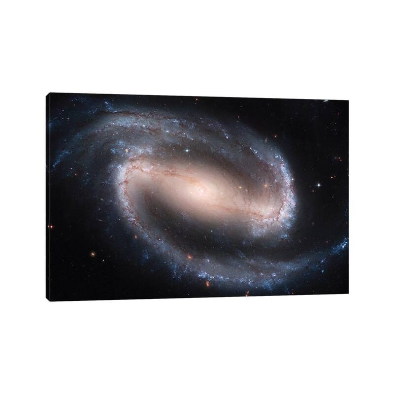 iCanvas "Barred Spiral Galaxy (NGC 1300)" by Stocktrek Images Canvas Print