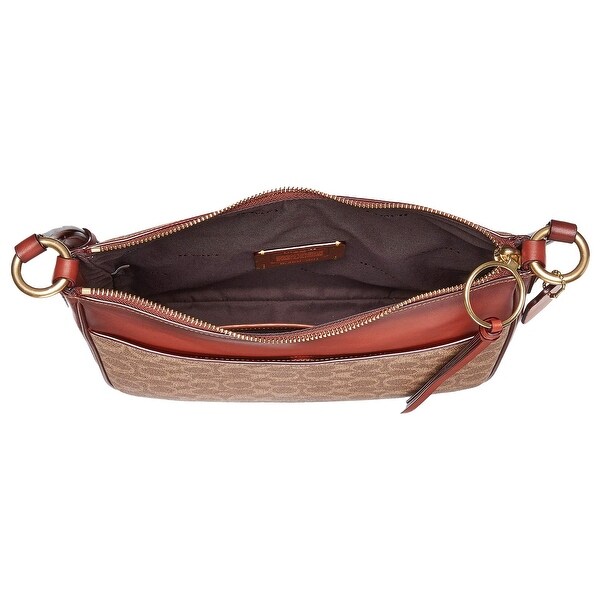 coach coated canvas signature chaise crossbody