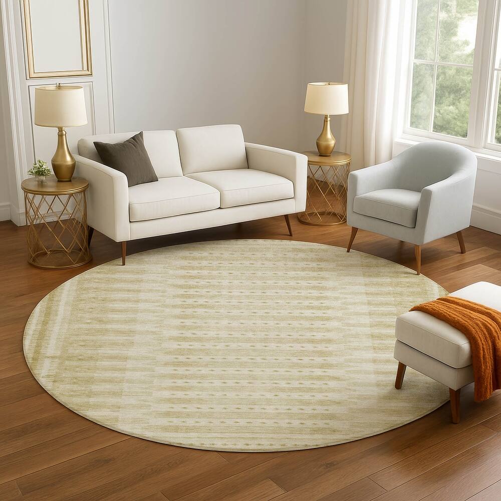 Premium Washable Super Soft Striped Ombre Mayfield Rug