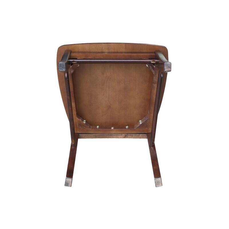 Set of Two X-Back Dining Chairs