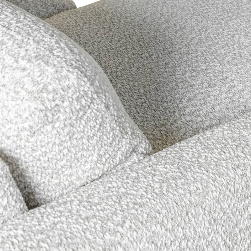 Reid 123 in. Left or Right Arm Facing Rectangular Sectional Sofa with Round Arms