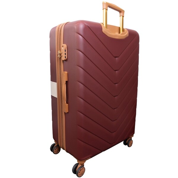 Max Studio 3 Piece Athens Expandable Lightweight Durable Suitcase