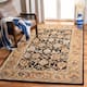 SAFAVIEH Handmade Classic Clotilda Traditional Oriental Wool Rug - 4' x 6' - Black/Gold