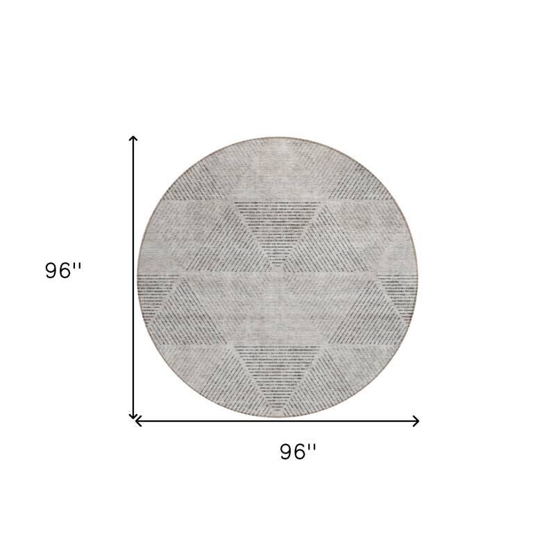 HomeRoots Geometric Transitional Rectangle Outdoor Rug