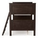 preview thumbnail 12 of 15, Dylan Transitional Walnut Solid Wood Convertible Bunk Bed by Furniture of America